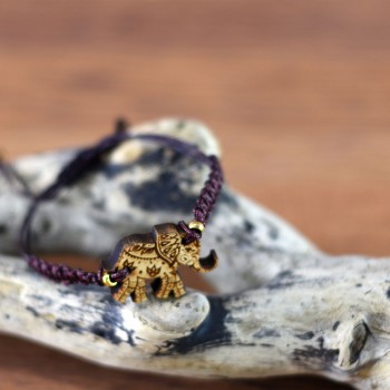 Βραχιόλι Elephant μακραμε
