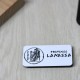 Name tag άσπρο-μαύρο
