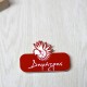 Name tag κόκκινο