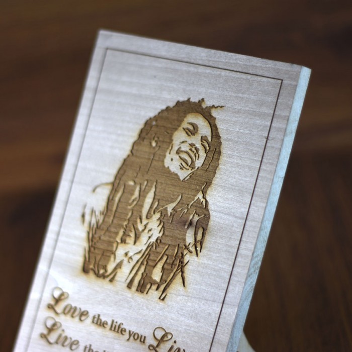 Ξύλινο stand Bob Marley