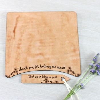Σετ δερμάτινο mouse pad&σελιδοδείκτης δώρο για δασκάλα-δάσκαλο 2