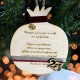 Ξύλινο Γούρι 24 Μαντινάδα (η ζωή μας  )