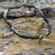 Χειροποίητο ανδρικό κολιέ με πέτρες Chrysostomos CHR-NCL 207