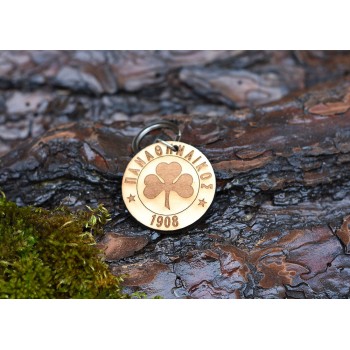 Ξύλινο μπρελόκ ΠΑΟ