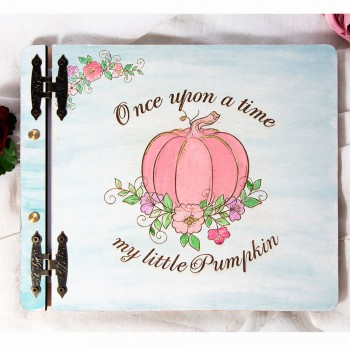 Ξύλινο βιβλίο ευχών Pumpkin