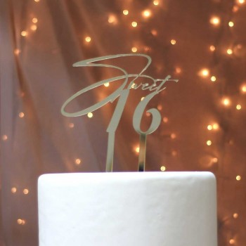 Διακοσμητικό τούρτας γενεθλίων Sweet 16